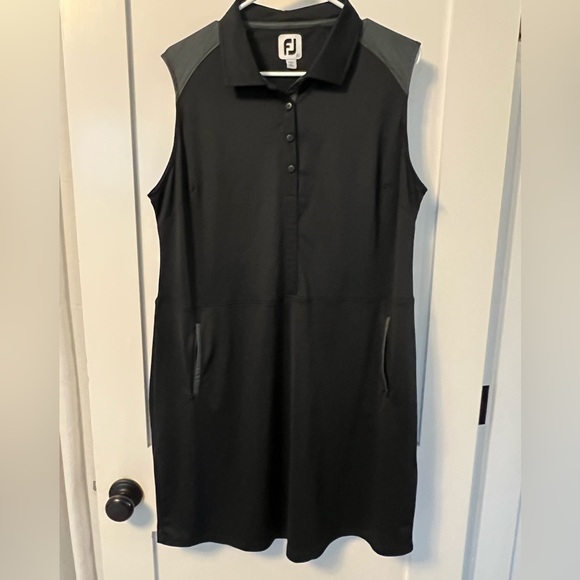 FootJoy Black Golf Dress Size XL Sleeveless - Picture 2 of 8